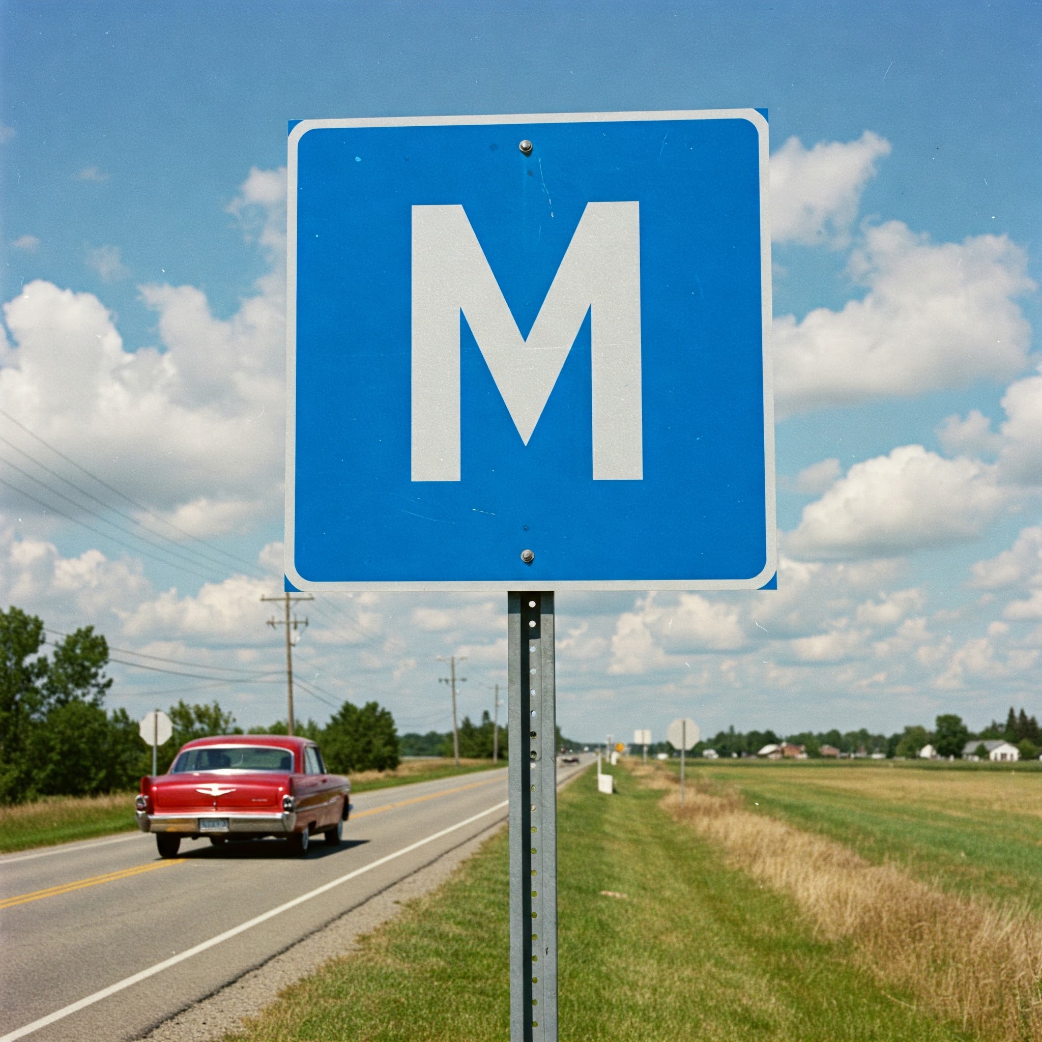 Motel sign M