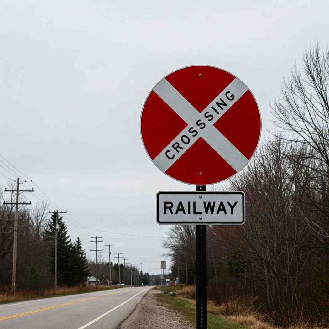 Railway crossing Ontario